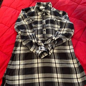 Cotton Plaid Shirt for Women